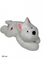 ПЕСИК СНЕЖОК БОЛ, 60 СМ купить оптом и в розницу ПЕСИК СНЕЖОК БОЛ, 60 СМ купить оптом и в розницу на базе игрушек